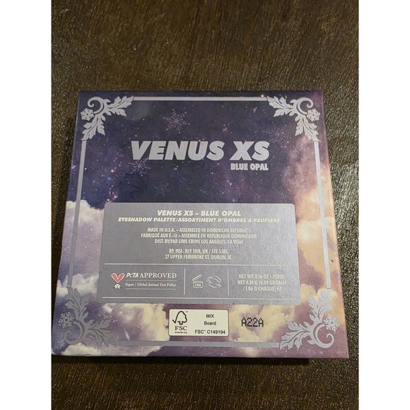 Lime Crime Venus XS Blue Opal Eyeshadow Palette New - Picture 4 of 4